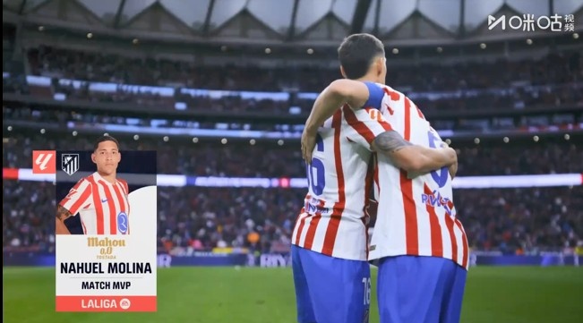 欧冠球队排名-世界波制胜！莫利纳当选马竞1-0赫塔费一役全场最佳